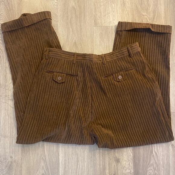 Stacy Adams Men's 2 Pieces Suit Corduroy Zippered Jacket Size 2XL Pants 36 - Picture 7 of 12